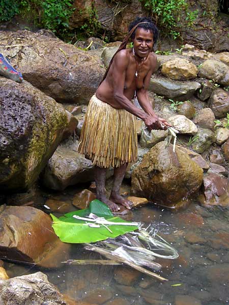 A woman in the Baliem Valley